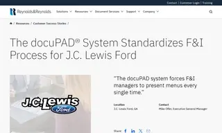 Preview of the J.C. Lewis Ford Case Study