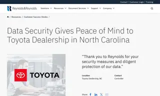 Preview of the Toyota Dealership, NC Case Study