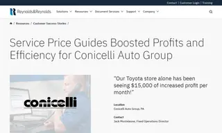 Preview of the Conicelli Auto Group Case Study
