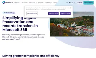 Preview of the Vermont State Archives & Records Administration (vsara) Case Study