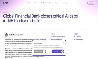 Preview of the Major Global Financial Services Institution Case Study