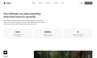 Preview of the Wander Case Study