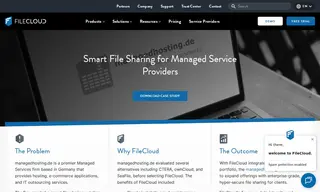 Preview of the managedhosting.de Case Study