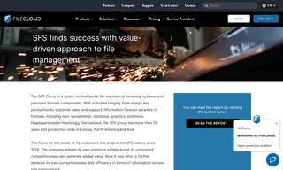Preview of the SFS Group Case Study