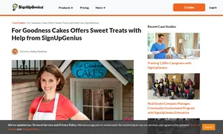 Preview of the For Goodness Cakes Case Study