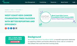 Preview of the West Coast Kids Cancer Foundation Case Study