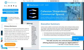 Preview of the Cohesion Case Study