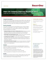 Preview of the One of the World’s Largest Oil Companies Case Study
