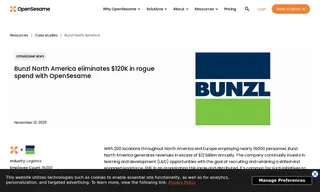 Preview of the Bunzl North America Case Study