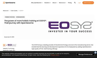 Preview of the Eosys Group Case Study