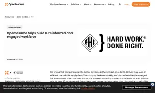 Preview of the FHI Case Study