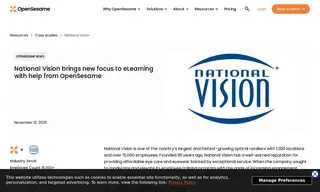 Preview of the National Vision Case Study