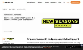 Preview of the New Seasons Market Case Study