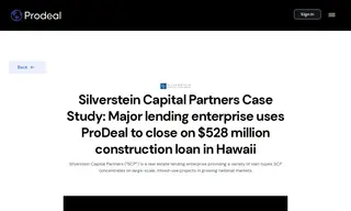 Preview of the Silverstein Capital Partners Case Study