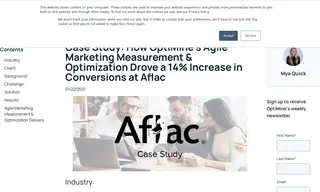 Preview of the Aflac Case Study
