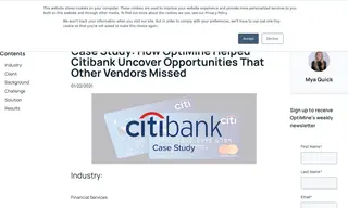 Preview of the Citibank Case Study