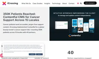 Preview of the Global Beauty Brand's Cancer Support Site Case Study