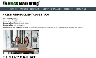 Preview of the National Credit Union Case Study