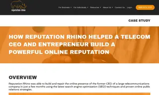 Preview of the Former CEO of a Large Telecommunications Company Case Study