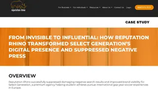 Preview of the Select Generation Case Study