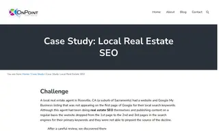 Preview of the Local Real Estate Agent in Roseville, CA Case Study