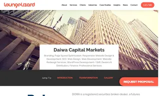 Preview of the Daiwa Capital Markets Case Study