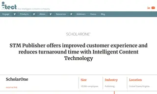 Preview of the ScholarOne Case Study