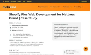 Preview of the Mattress Manufacturer Case Study