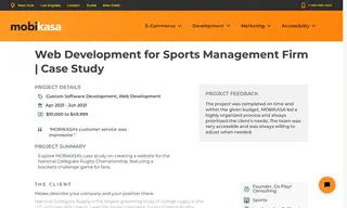 Preview of the National Collegiate Rugby Championship Case Study