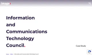 Preview of the Information and Communications Technology Council (ictc) Case Study