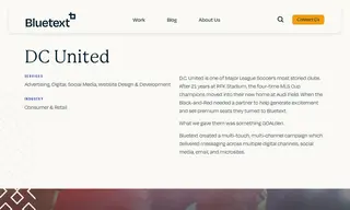 Preview of the D.C. United Case Study