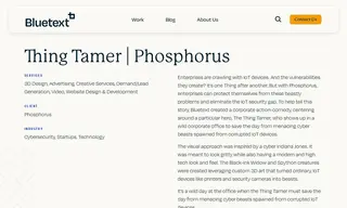 Preview of the Phosphorus Case Study