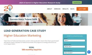Preview of the Tulane School of Professional Advancement Case Study