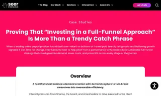 Preview of the Leading Online Payroll Provider Case Study