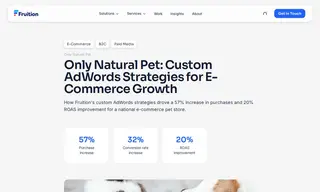 Preview of the Only Natural Pet Case Study