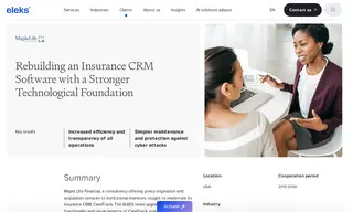 Preview of the Maple Life Financial Case Study