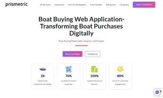 Preview of the Boat Buying Web Application Client Case Study
