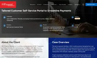 Preview of the NEC Financial Services, LLC Case Study
