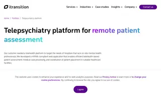 Preview of the Telepsychiatry Services Provider (telepsychiatry Platform Customer) Case Study