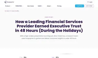 Preview of the Leading Financial Services Provider Case Study
