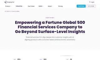 Preview of the Fortune Global 500 Financial Services Company Case Study