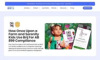Preview of the Once Upon a Farm and Serenity Kids Case Study