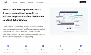 Preview of the Major US Healthtech Case Study