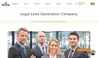 Preview of the Legal Lead Generation Company Case Study