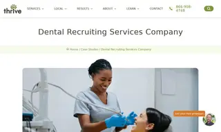 Preview of the Dental Recruiting Services Company Case Study