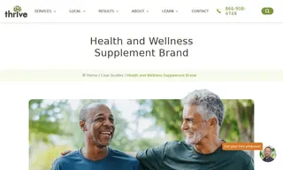 Preview of the Health and Wellness Supplement Brand Case Study