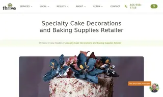 Preview of the Specialty Cake Decorations and Baking Supplies Retailer Case Study