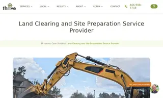 Preview of the Land Clearing and Site Preparation Service Provider Case Study