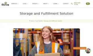 Preview of the Storage and Fulfillment Solution Case Study