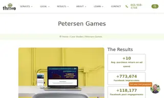 Preview of the Petersen Games Case Study